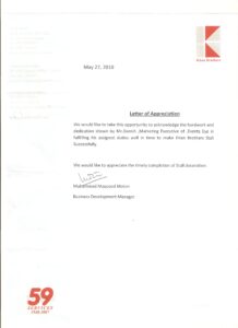 Appreciations